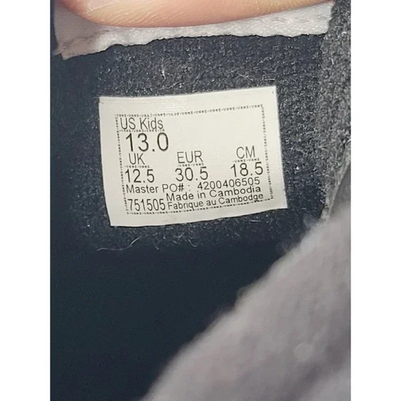 Vans MTE High Top Shoes, Boys, Size 13,  Black/Gray - Picture 9 of 10